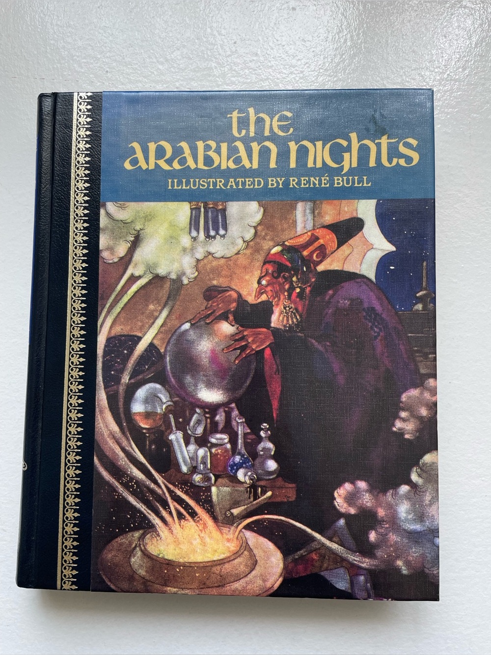 The arabian nights hardcover book illustrated by rene bull